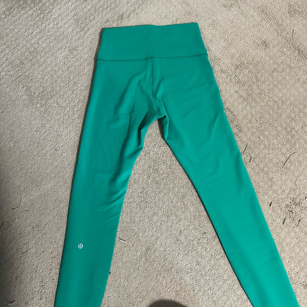 KELLY GREEN LULULEMON HR PANT LEGGING